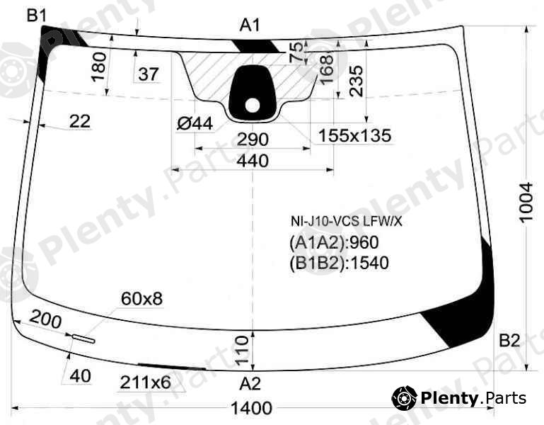  XYG part NI-J10-VCSLFW/X (NIJ10VCSLFWX) Replacement part