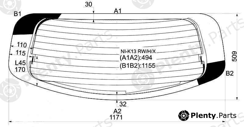  XYG part NI-K13RW/H/X (NIK13RWHX) Replacement part
