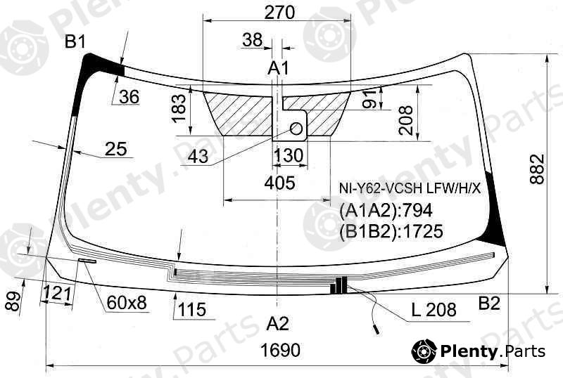  XYG part NI-Y62-VCSHLFW/H/X (NIY62VCSHLFWHX) Replacement part