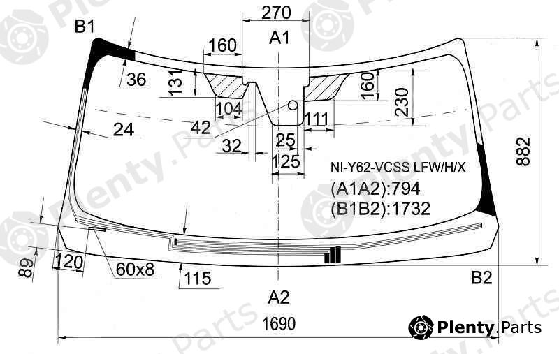  XYG part NI-Y62-VCSSLFW/H/X (NIY62VCSSLFWHX) Replacement part