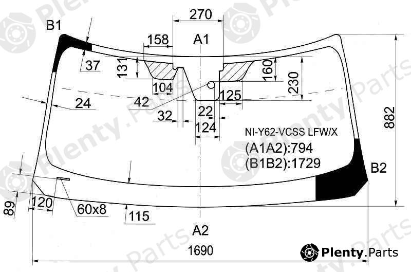  XYG part NI-Y62-VCSSLFW/X (NIY62VCSSLFWX) Replacement part