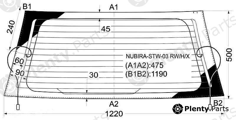  XYG part NUBIRA-STW-03RW/H/X (NUBIRASTW03RWHX) Replacement part