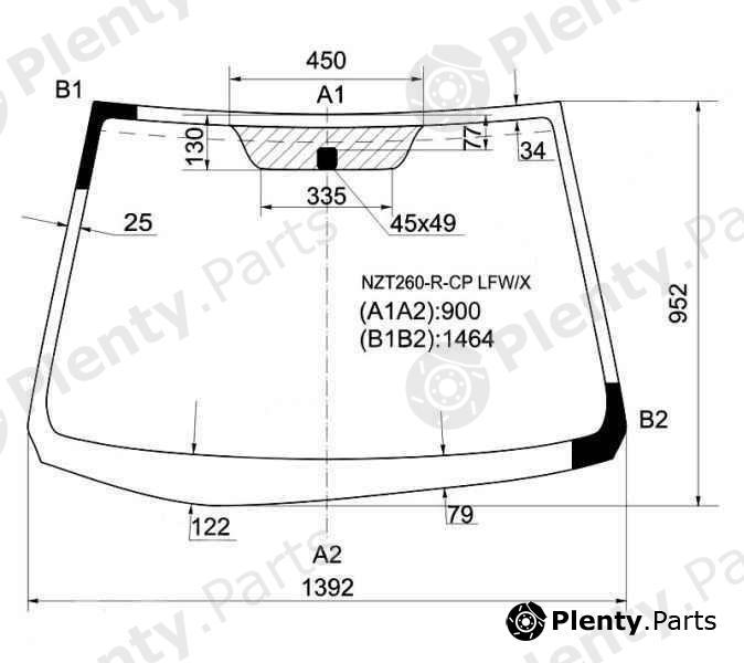 XYG part NZT260-R-CPLFW/X (NZT260RCPLFWX) Replacement part