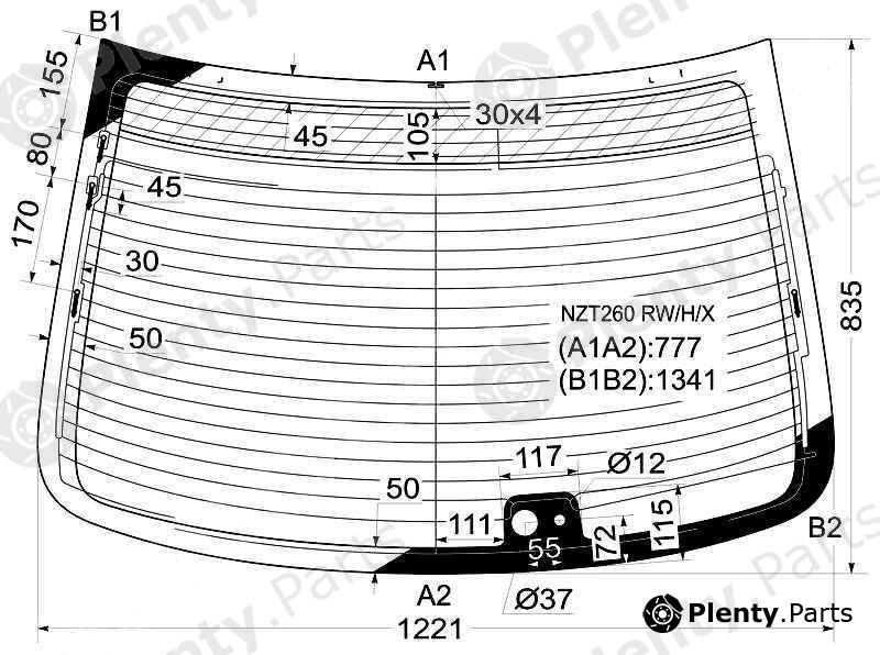  XYG part NZT260RW/H/X (NZT260RWHX) Replacement part
