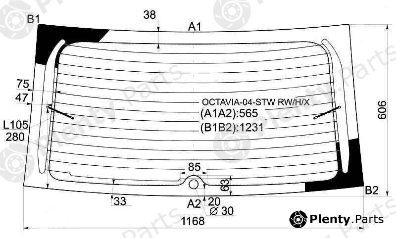  XYG part OCTAVIA-04-STWRW/H/X (OCTAVIA04STWRWHX) Replacement part