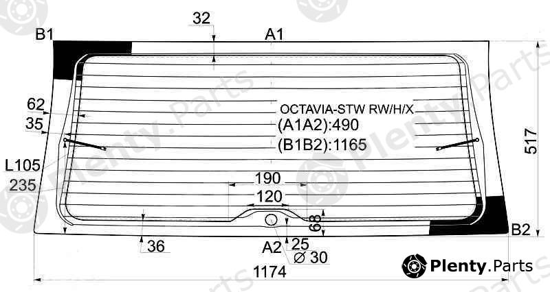  XYG part OCTAVIA-STWRW/H/X (OCTAVIASTWRWHX) Replacement part