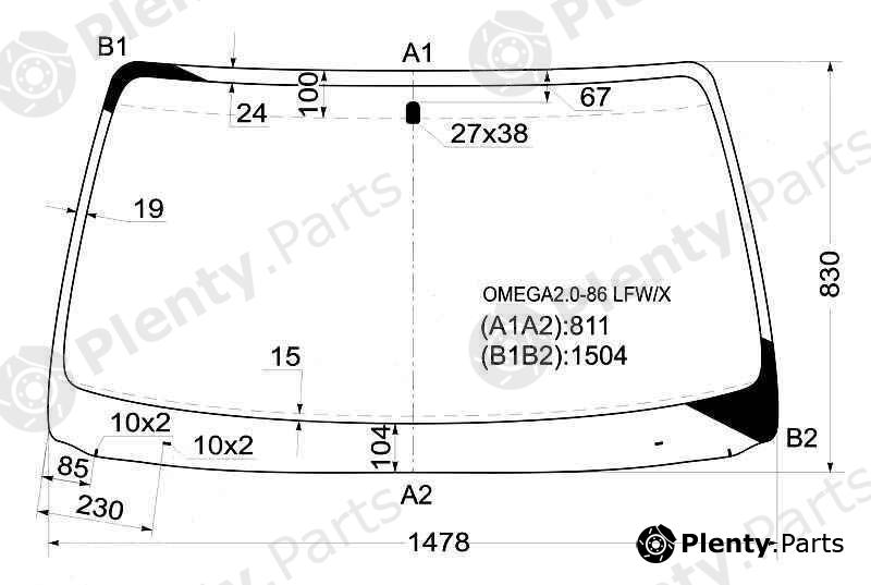  XYG part OMEGA2.0-86LFW/X (OMEGA2086LFWX) Replacement part