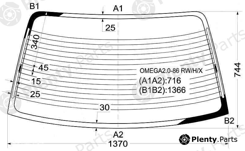  XYG part OMEGA2.0-86RW/H/X (OMEGA2086RWHX) Replacement part