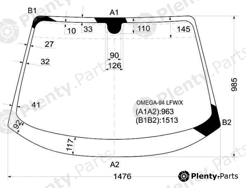  XYG part OMEGA-94LFW/X (OMEGA94LFWX) Replacement part
