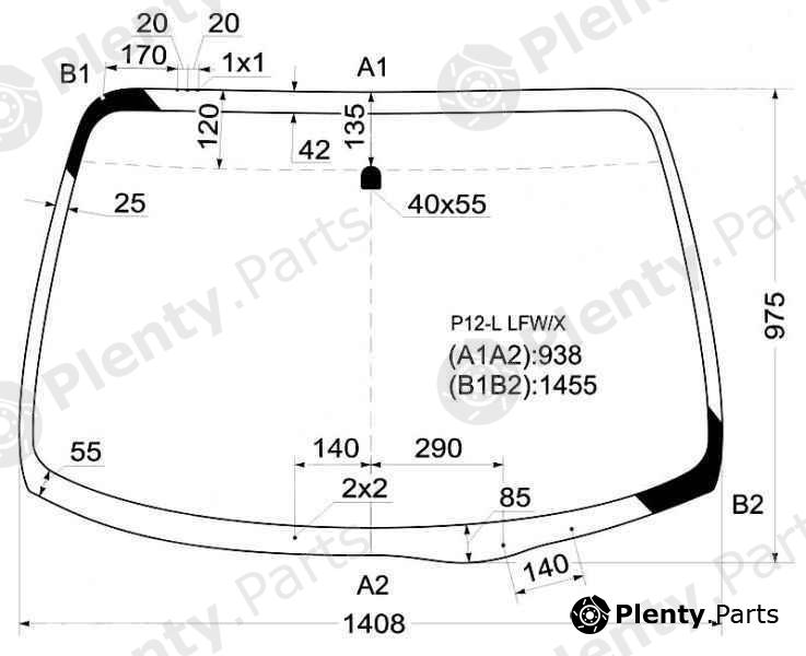  XYG part P12-LLFW/X (P12LLFWX) Replacement part
