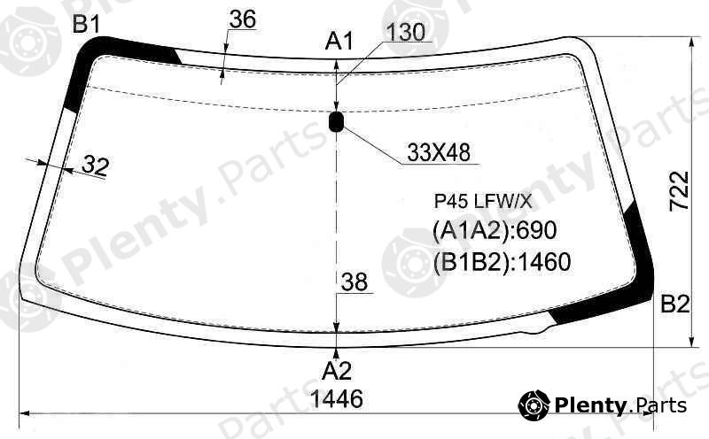  XYG part P45LFW/X (P45LFWX) Replacement part