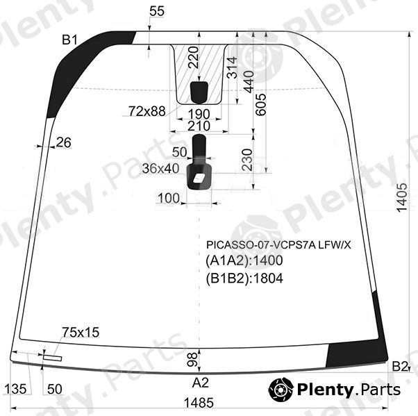  XYG part PICASSO-07-VCPS7ALFW/X (PICASSO07VCPS7ALFWX) Replacement part