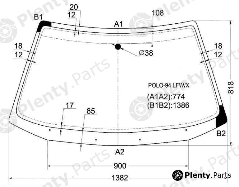  XYG part POLO-94LFW/X (POLO94LFWX) Replacement part