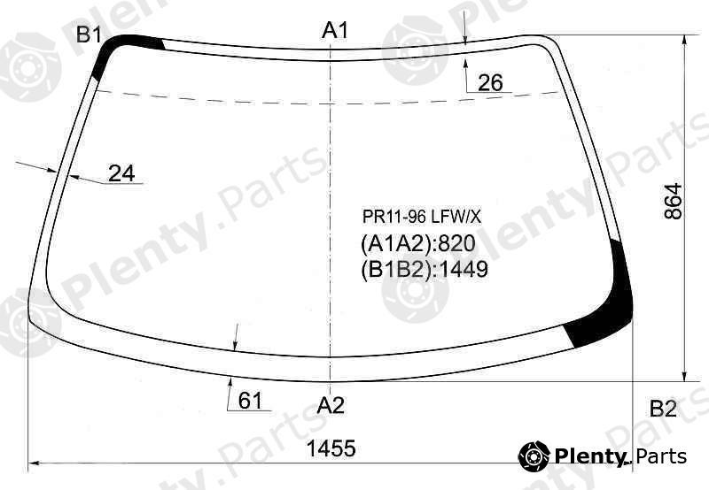  XYG part PR11-96LFW/X (PR1196LFWX) Replacement part