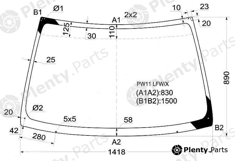  XYG part PW11LFW/X (PW11LFWX) Replacement part