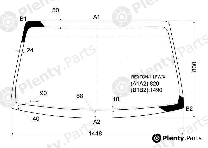  XYG part REXTON-1LFW/X (REXTON1LFWX) Replacement part