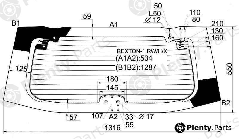  XYG part REXTON-1RW/H/X (REXTON1RWHX) Replacement part