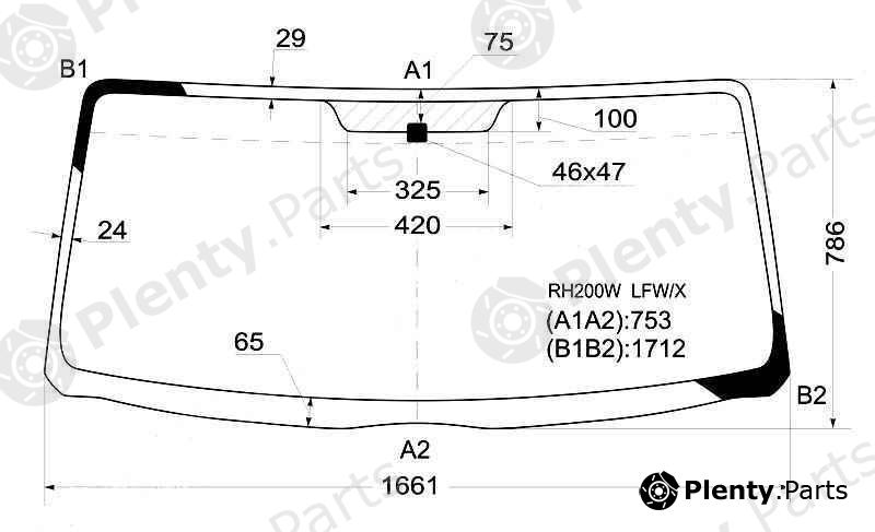  XYG part RH200WLFW/X (RH200WLFWX) Replacement part
