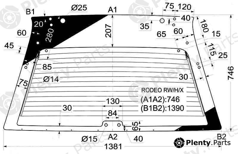  XYG part RODEORW/H/X (RODEORWHX) Replacement part