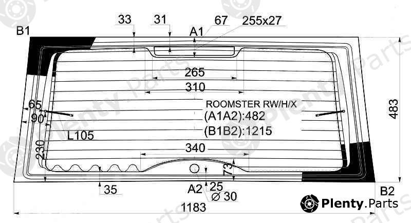  XYG part ROOMSTERRW/H/X (ROOMSTERRWHX) Replacement part