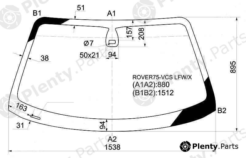  XYG part ROVER75-VCSLFW/X (ROVER75VCSLFWX) Replacement part