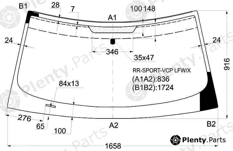 XYG part RR-SPORT-VCPLFW/X (RRSPORTVCPLFWX) Replacement part
