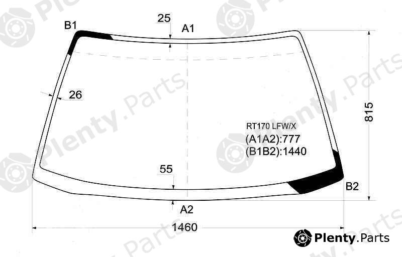  XYG part RT170LFW/X (RT170LFWX) Replacement part
