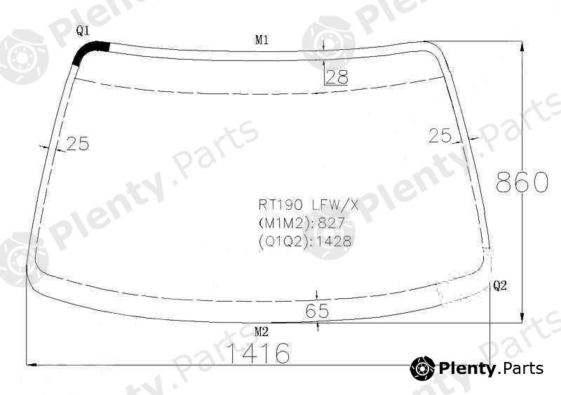  XYG part RT190LFW/X (RT190LFWX) Replacement part