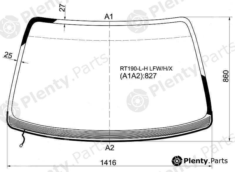  XYG part RT190-L-HLFW/H/X (RT190LHLFWHX) Replacement part