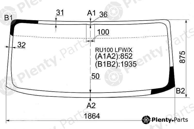  XYG part RU100LFW/X (RU100LFWX) Replacement part