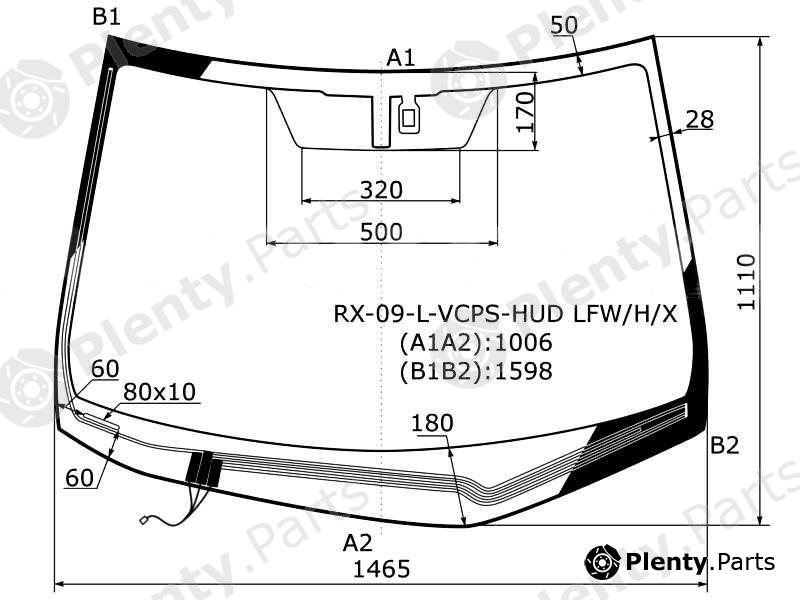  XYG part RX-09-L-VCPS-HUDLFW/H/X (RX09LVCPSHUDLFWHX) Replacement part