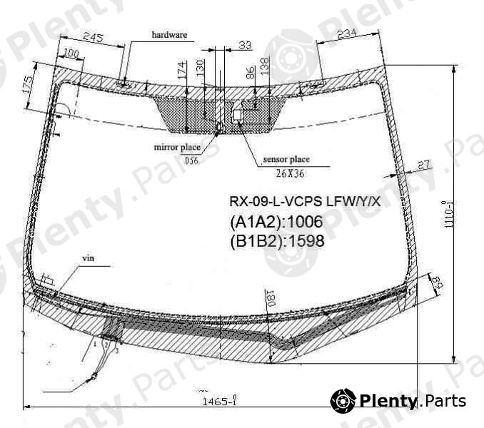  XYG part RX-09-L-VCPSLFW/H/X (RX09LVCPSLFWHX) Replacement part