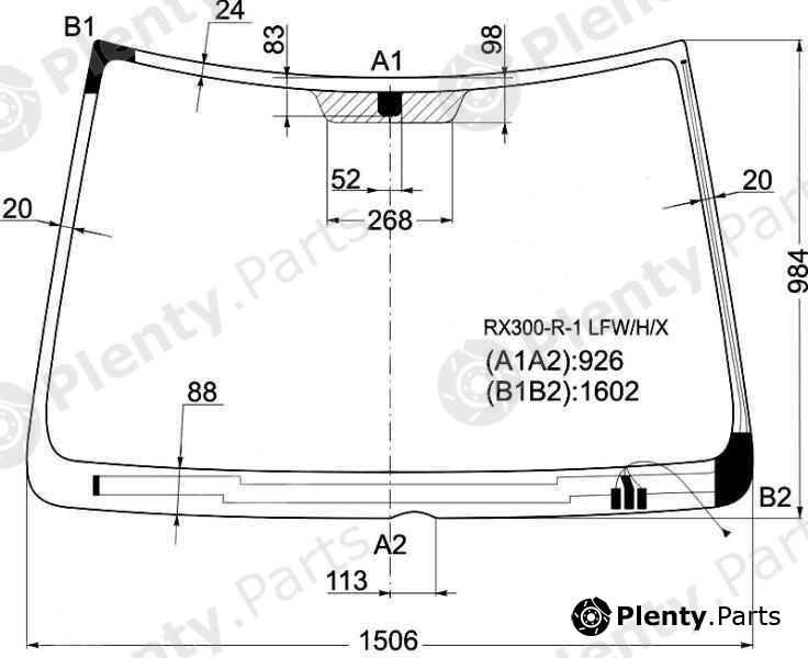 XYG part RX300-R-1LFW/H/X (RX300R1LFWHX) Replacement part