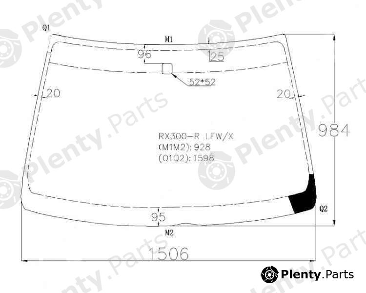  XYG part RX300-RLFW/X (RX300RLFWX) Replacement part