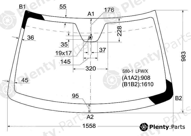  XYG part S80-1LFW/X (S801LFWX) Replacement part