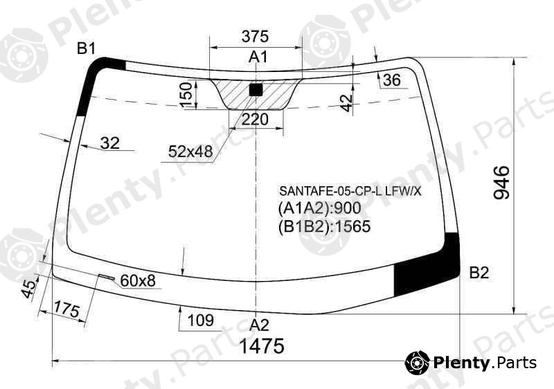  XYG part SANTAFE-05-CP-LLFW/X (SANTAFE05CPLLFWX) Replacement part