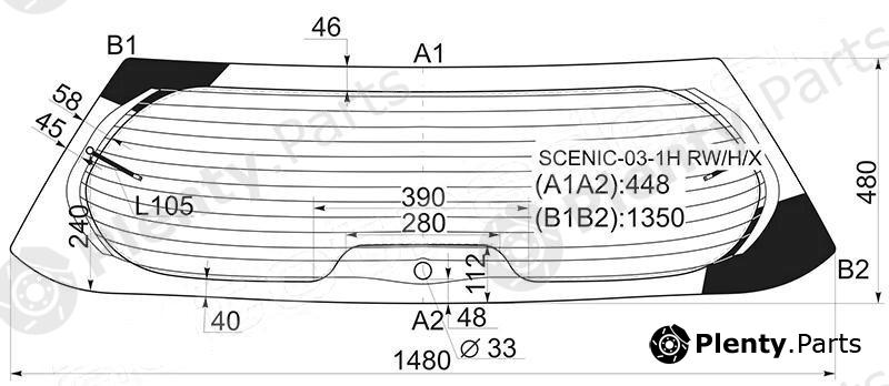  XYG part SCENIC-03-1HRW/H/X (SCENIC031HRWHX) Replacement part