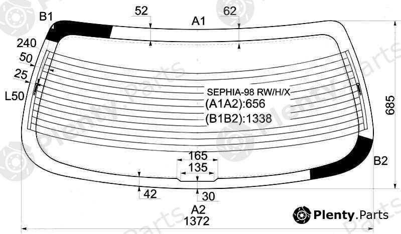  XYG part SEPHIA-98RW/H/X (SEPHIA98RWHX) Replacement part
