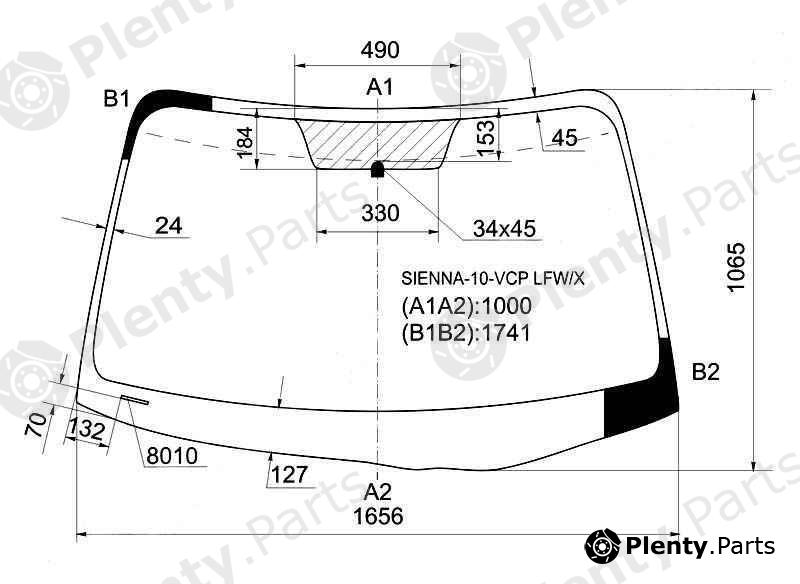  XYG part SIENNA-10-VCPLFW/X (SIENNA10VCPLFWX) Replacement part