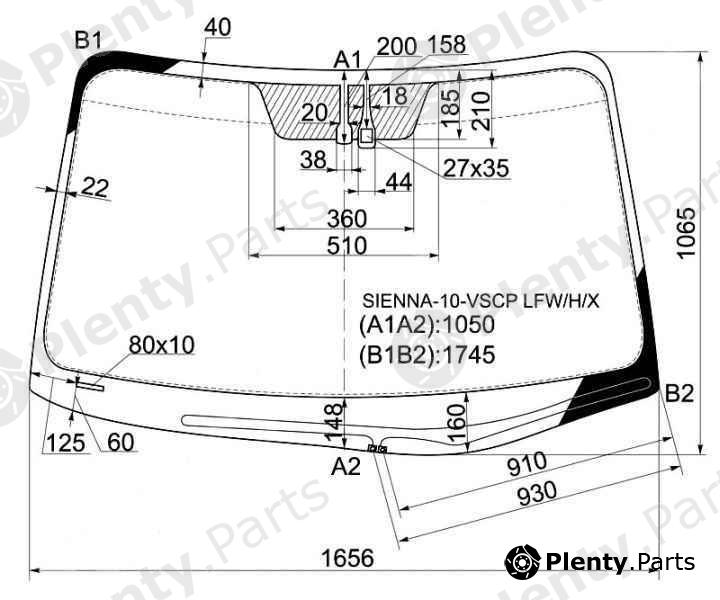  XYG part SIENNA-10-VSCPLFW/H/X (SIENNA10VSCPLFWHX) Replacement part