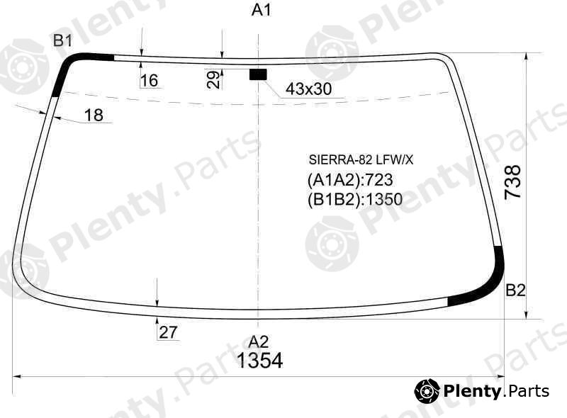  XYG part SIERRA-82LFW/X (SIERRA82LFWX) Replacement part