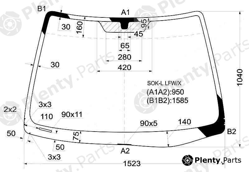  XYG part SOK-LLFW/X (SOKLLFWX) Replacement part