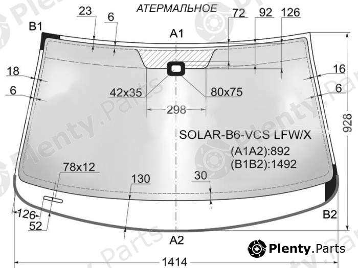  XYG part SOLAR-B6-VCSLFW/X (SOLARB6VCSLFWX) Replacement part