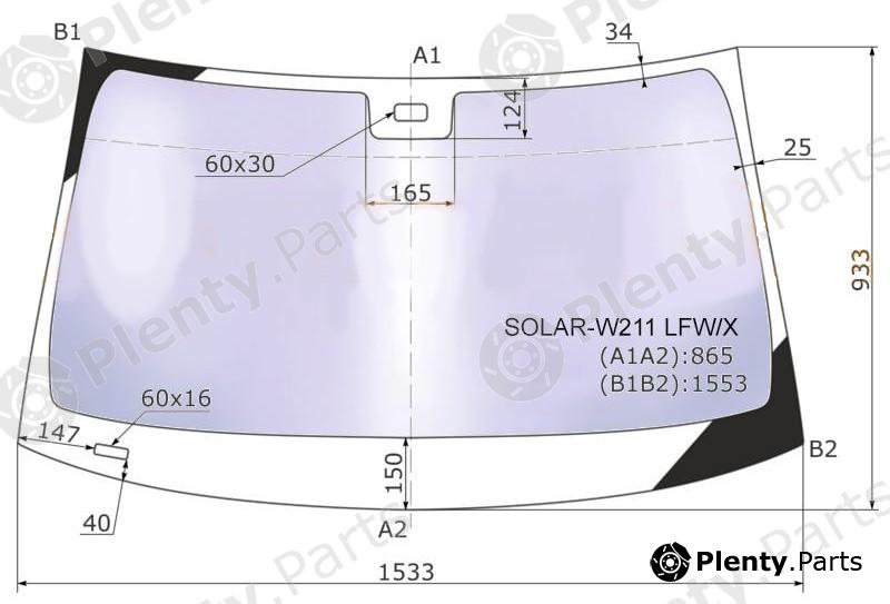  XYG part SOLAR-W211LFW/X (SOLARW211LFWX) Replacement part