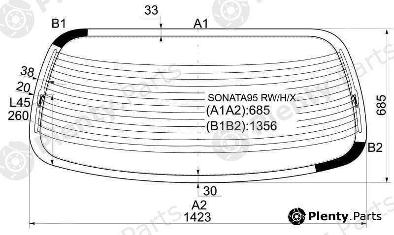  XYG part SONATA95RW/H/X (SONATA95RWHX) Replacement part