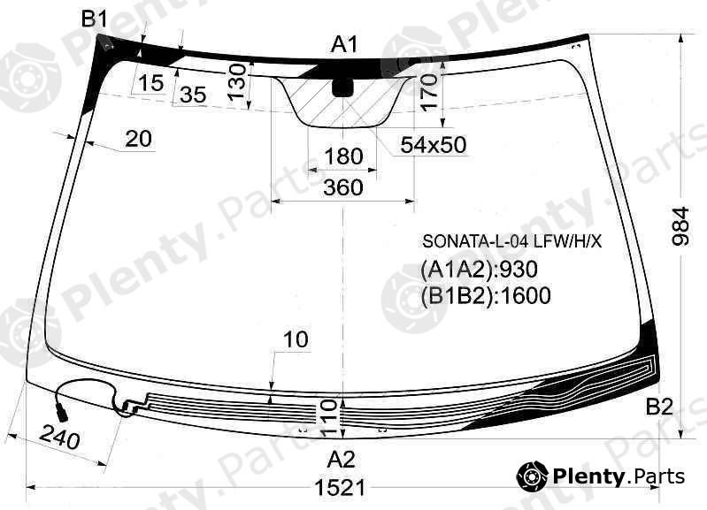  XYG part SONATA-L-04LFW/H/X (SONATAL04LFWHX) Replacement part