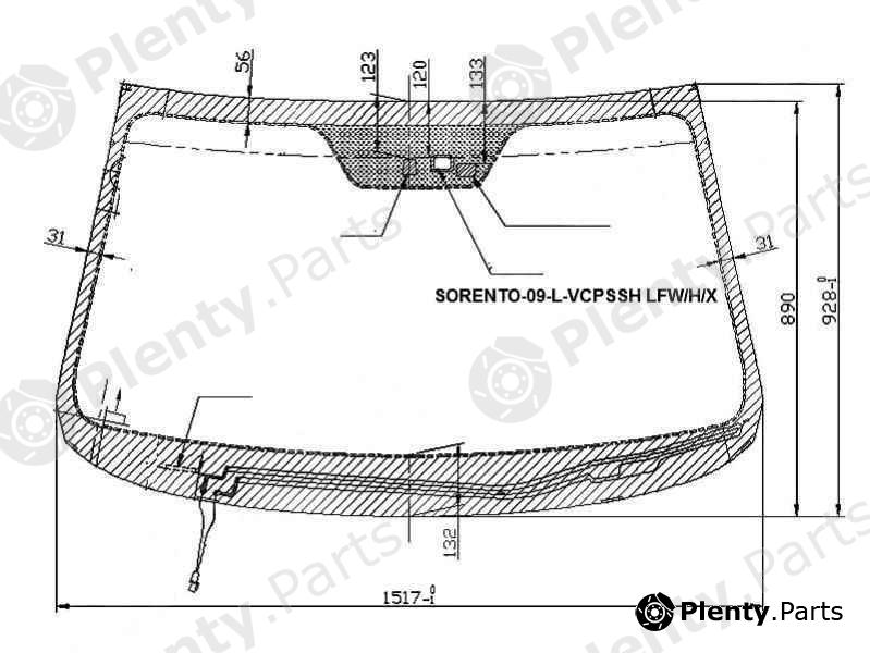  XYG part SORENTO-09-L-VCPSSHLFW/H (SORENTO09LVCPSSHLFWH) Replacement part