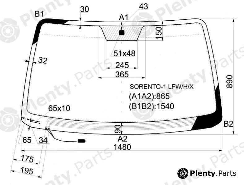  XYG part SORENTO-1LFW/H/X (SORENTO1LFWHX) Replacement part
