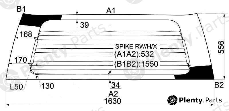  XYG part SPIKERW/H/X (SPIKERWHX) Replacement part