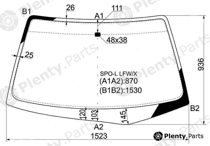  XYG part SPO-LLFW/X (SPOLLFWX) Replacement part